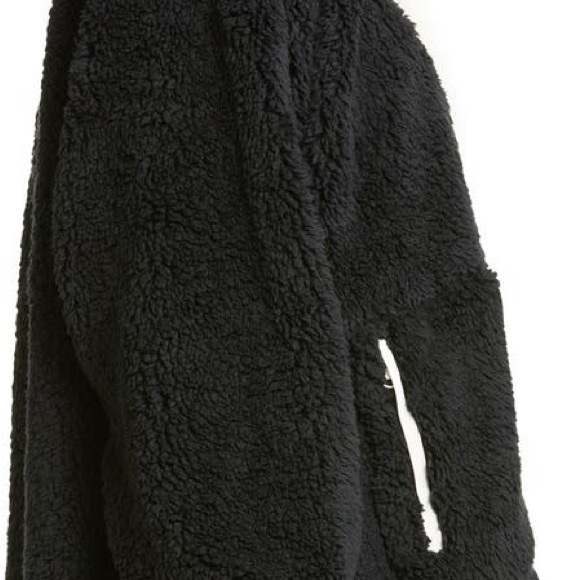 FP Movement by Free People Black and Cream Teddy Jacket - Picture 4 of 4